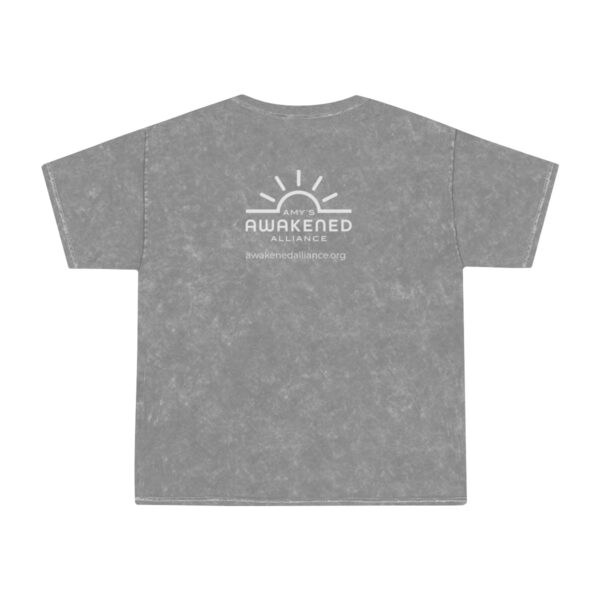 Awakened Alliance Unisex Mineral Wash T-Shirt back only imprint - Image 3