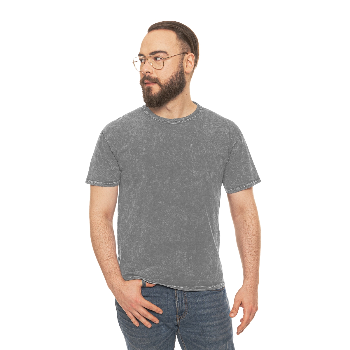 Awakened Alliance Unisex Mineral Wash T-Shirt back only imprint